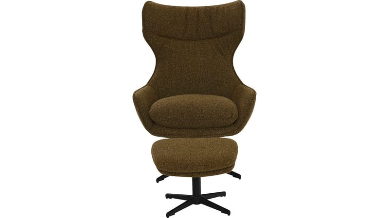 Varric lenestol med fotskammel - Brun - Møbler - Stoler - Lenestoler - Recliner