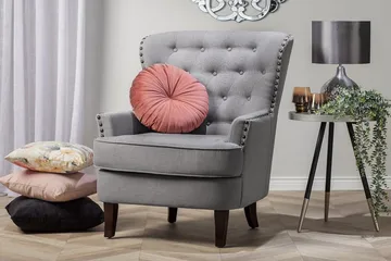 Viborg Ii Lenestol - Grå - Møbler - Stoler - Lenestoler