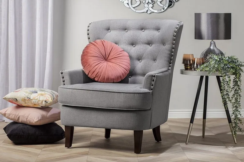 Viborg Ii Lenestol - Grå - Møbler - Stoler - Lenestoler