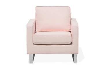 Vind Moderne Lenestol i Stoff - Rosa - Møbler - Stoler - Lenestoler