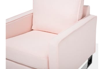 Vind Moderne Lenestol i Stoff - Rosa - Møbler - Stoler - Lenestoler