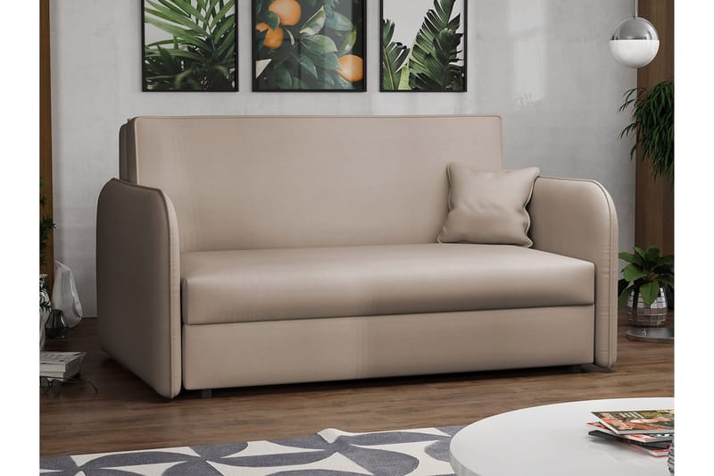 Viva Sovesofa - Beige - Møbler - Stoler - Lenestoler - Fløyelslenestol