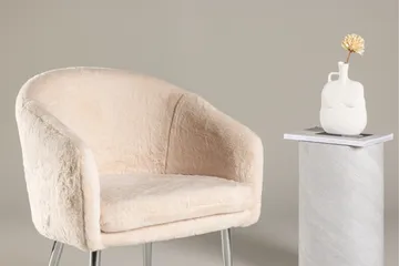 Wanda Lenestol - Beige - Møbler - Stoler - Lenestoler