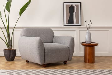 Whitecliffs Lenestol - Lys grå - Møbler - Stoler - Lenestoler