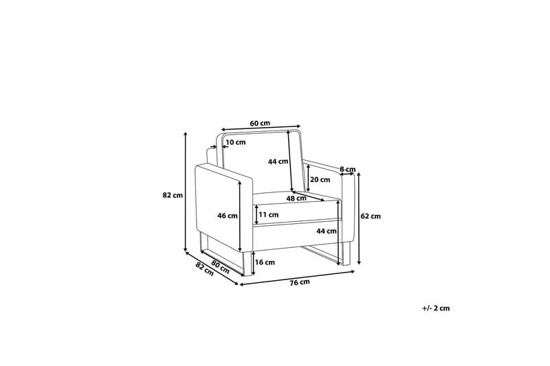 WIND Lenestol - Rosa - Møbler - Stoler - Lenestoler