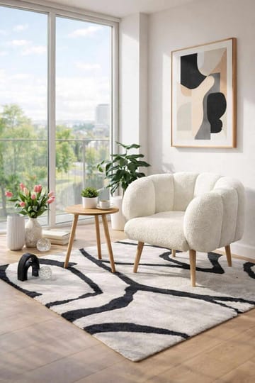 Wing Chair & Side Table Set (2 Pieces) Atelier Del Sofa - Møbler - Stoler - Lenestoler