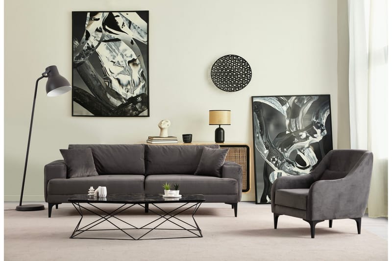 Winskill Lenestol - Antrasitt - Møbler - Stoler - Lenestoler