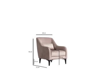 Winskill Lenestol - Beige - Møbler - Stoler - Lenestoler