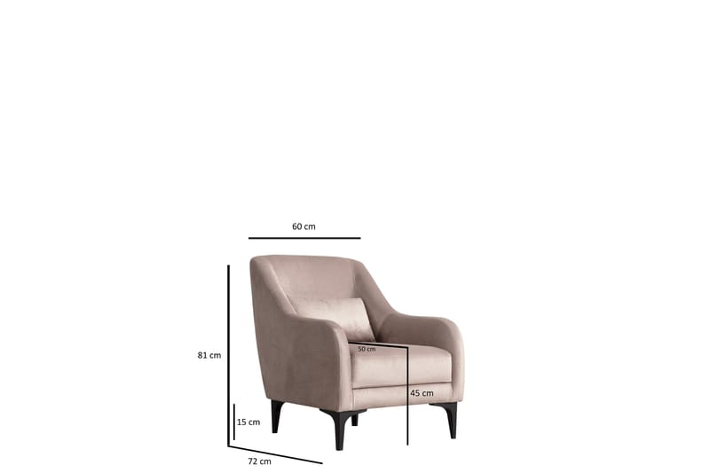 Winskill Lenestol - Beige - Møbler - Stoler - Lenestoler