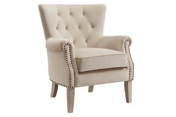 Wynn Lenestol Beige - Dorel Home - Møbler - Stoler - Lenestoler