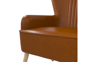 Wynn Lenestol Brun - Dorel Home - Møbler - Stoler - Lenestoler