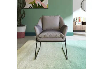 Yianni Lenestol - Grå - Møbler - Stoler - Lenestoler