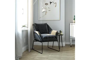 Yianni Lenestol - Grå - Møbler - Stoler - Lenestoler