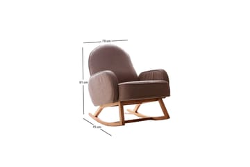 Yoko Lenestol - Brun - Møbler - Barnemøbler - Barnestol - Gynestol barn