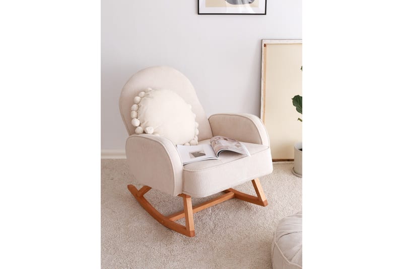 Yoko Lenestol - Hvit - Møbler - Barnemøbler - Barnestol - Gynestol barn