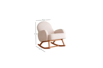 Yoko Lenestol - Hvit - Møbler - Barnemøbler - Barnestol - Gynestol barn