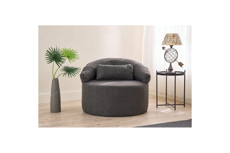 Zevon Lenestol - Antrasitt - Møbler - Stoler - Lenestoler - Lenestol uten armlene