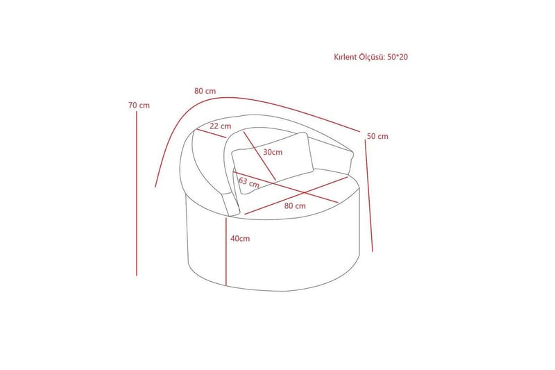 Zevon Lenestol - Brun - Møbler - Stoler - Lenestoler - Lenestol uten armlene