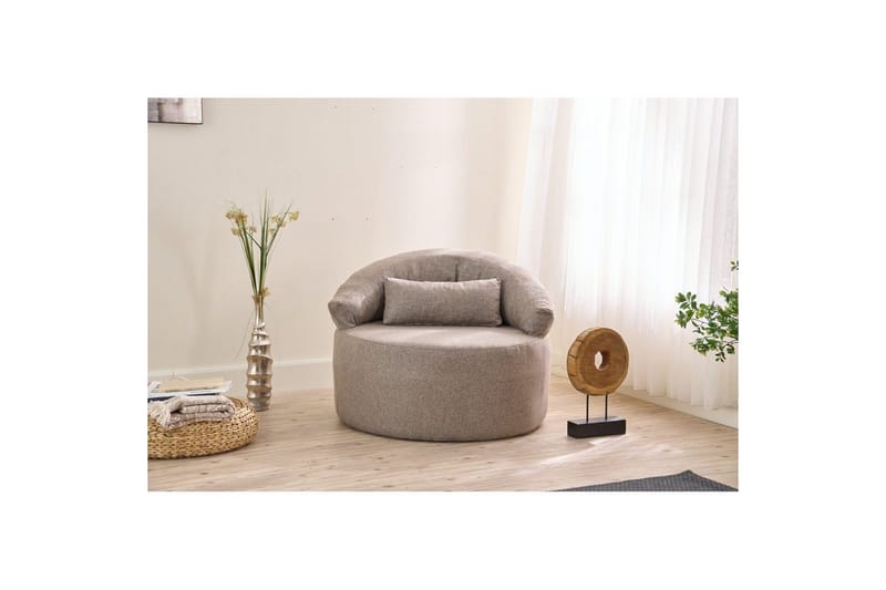 Zevon Lenestol - Brun - Møbler - Stoler - Lenestoler - Lenestol uten armlene