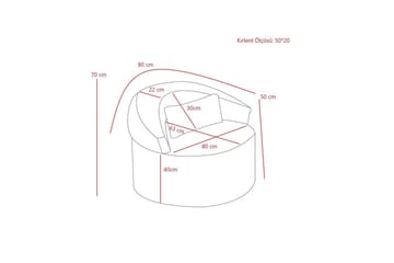 Zevon Lenestol - Grå - Møbler - Stoler - Lenestoler - Lenestol uten armlene