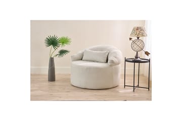 Zevon Lenestol - Krem - Møbler - Stoler - Lenestoler - Lenestol uten armlene