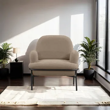 Zyricus lenestol Teddy - Cappuccino - Møbler - Stoler - Lenestoler