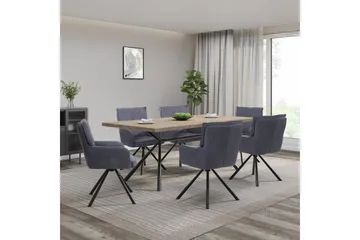 Les Karmstol - Grå - Møbler - Stoler - Spisestuestoler & kjøkkenstoler