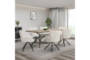 Les Karmstol - Hvit - Møbler - Stoler - Spisestuestoler & kjøkkenstoler