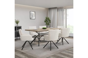 Les Karmstol - Hvit - Møbler - Stoler - Spisestuestoler & kjøkkenstoler