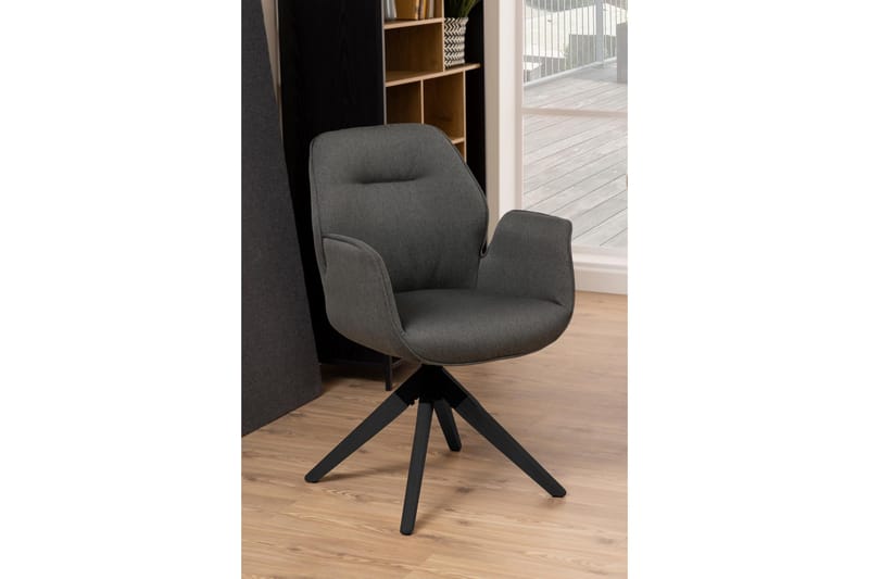 Lipie Lenestol - Grå - Møbler - Stoler - Spisestuestoler & kjøkkenstoler