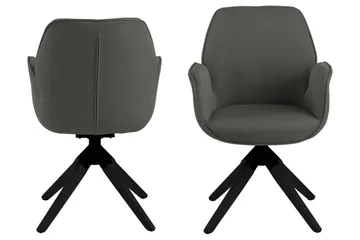 Lipie Lenestol - Grå - Møbler - Stoler - Spisestuestoler & kjøkkenstoler