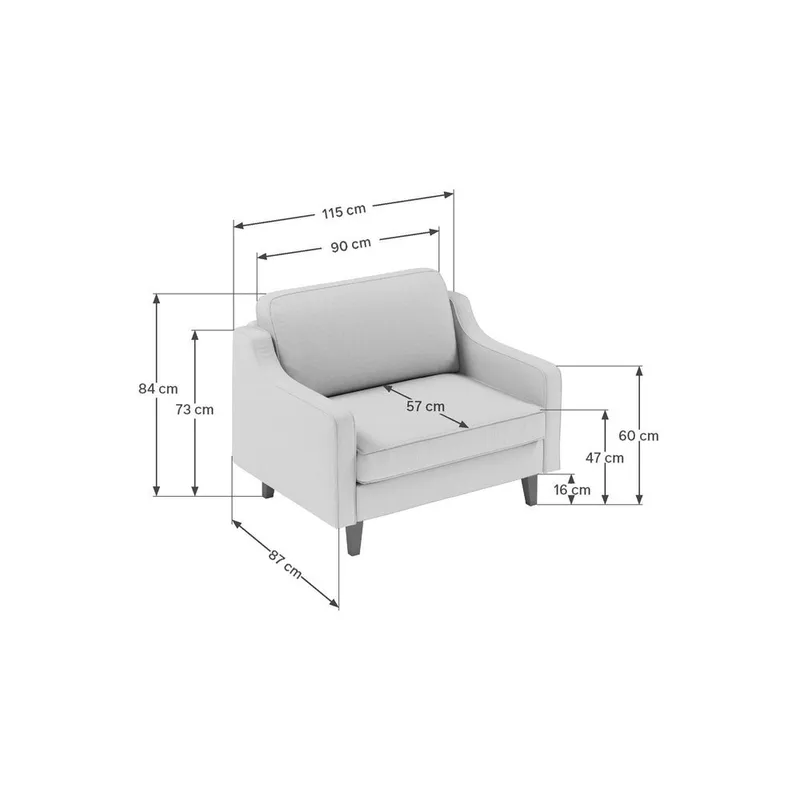 Lorvas Lenestol - Sennepsgul - Møbler - Stoler - Lenestoler