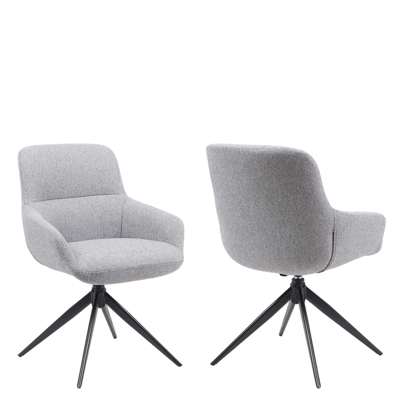 Lyrin Kontorstol 2-pakning - Grå - Møbler - Stoler - Kontorstol & skrivebordsstol