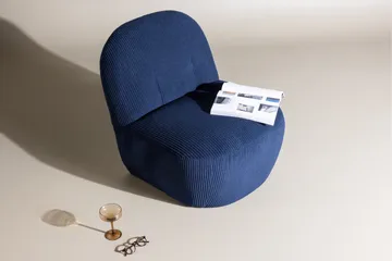 Mahla Lenestol - Navy - Møbler - Stoler - Lenestoler