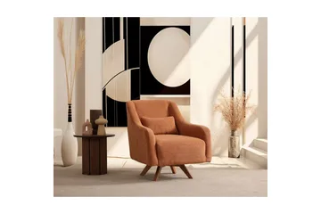Malkiat Lounge lenestol - Oransje - Møbler - Stoler - Lenestoler