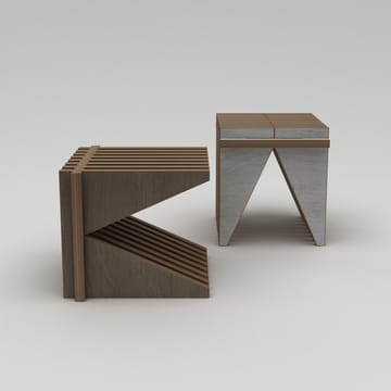 Matira Puff 51 cm - Naturlig tre - Møbler - Stoler - Krakk