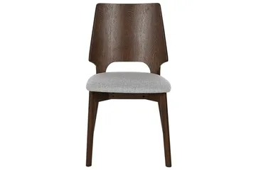 Matsalsstol Beliani Abee set om 2 Grå-Ljust Trä Light grey VALUE_MISSING_1 - Møbler - Stoler - Spisestuestoler & kjøkkenstoler