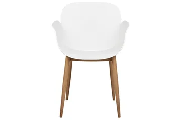 Matsalsstol Beliani Abilene set om 2 White - Møbler - Stoler - Spisestuestoler & kjøkkenstoler