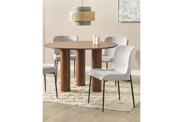 Matsalsstol Beliani Ada set om 2 Light grey - Møbler - Stoler - Spisestuestoler & kjøkkenstoler