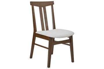 Matsalsstol Beliani Avalon set om 2 Ljus Trä-Beige Light grey - Møbler - Stoler - Spisestuestoler & kjøkkenstoler