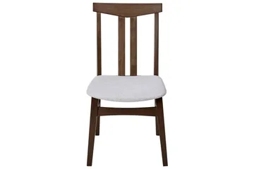 Matsalsstol Beliani Avalon set om 2 Ljus Trä-Beige Light grey - Møbler - Stoler - Spisestuestoler & kjøkkenstoler