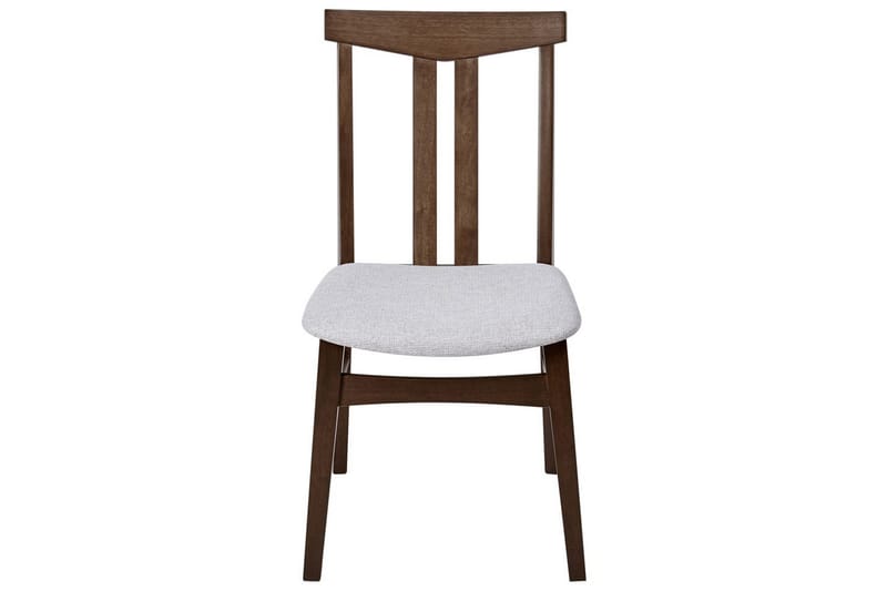 Matsalsstol Beliani Avalon set om 2 Ljus Trä-Beige Light grey - Møbler - Stoler - Spisestuestoler & kjøkkenstoler