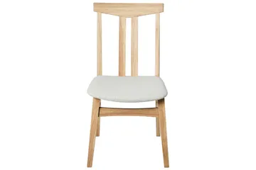 Matsalsstol Beliani Avalon set om 2 Ljus Trä-Beige Ljusbeige - Møbler - Stoler - Spisestuestoler & kjøkkenstoler