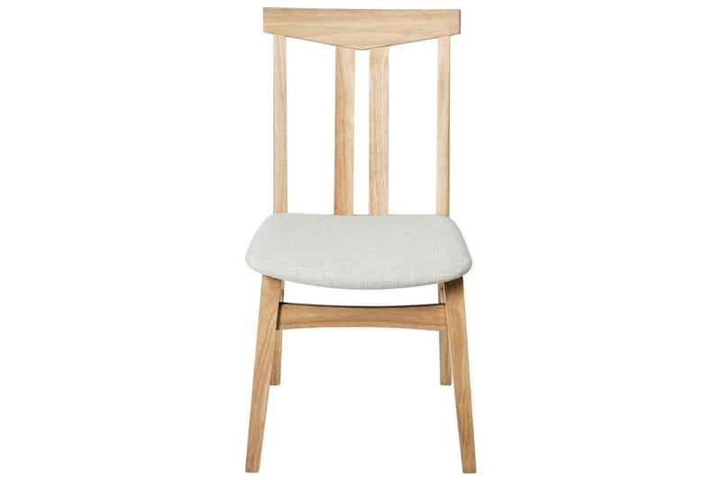 Matsalsstol Beliani Avalon set om 2 Ljus Trä-Beige Ljusbeige - Møbler - Stoler - Spisestuestoler & kjøkkenstoler