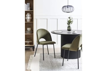 Matsalsstol Beliani Covelo set om 2 Dark green - Møbler - Stoler - Spisestuestoler & kjøkkenstoler