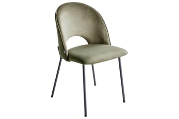 Matsalsstol Beliani Covelo set om 2 Dark green - Møbler - Stoler - Spisestuestoler & kjøkkenstoler