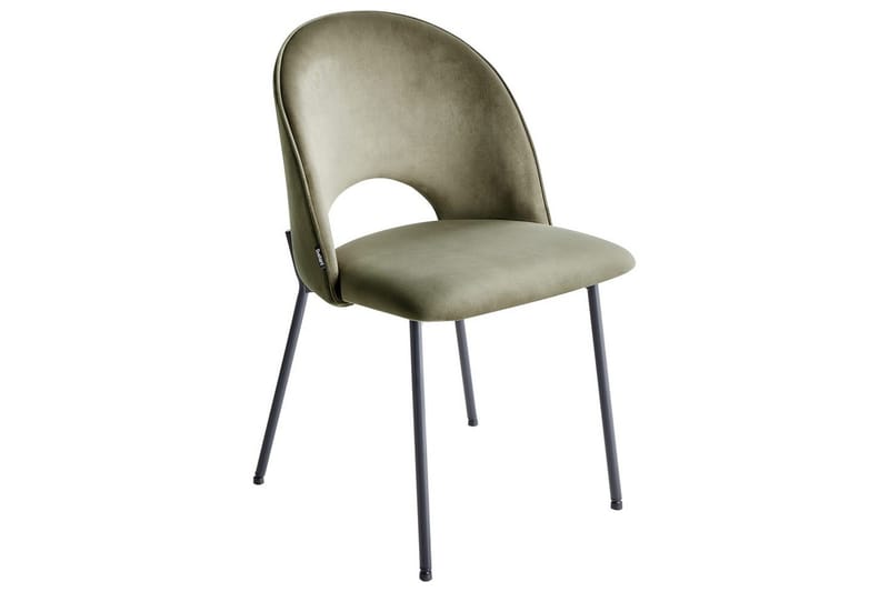 Matsalsstol Beliani Covelo set om 2 Dark green - Møbler - Stoler - Spisestuestoler & kjøkkenstoler