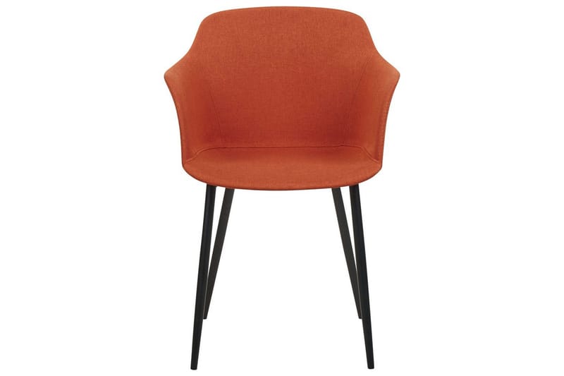 Matsalsstol Beliani Elim set om 2 Orange - Møbler - Stoler - Spisestuestoler & kjøkkenstoler