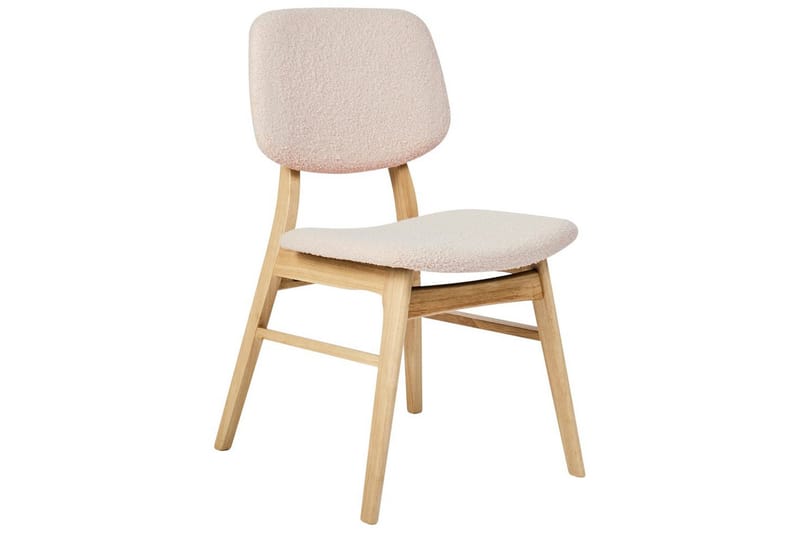 Matsalsstol Beliani Ella set om 2 Ljus Trä-Beige Ljusbeige VALUE_MISSING_18307 - Møbler - Stoler - Spisestuestoler & kjøkkenstoler