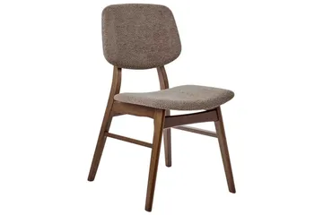 Matsalsstol Beliani Ella set om 2 Ljus Trä-Beige Taupe VALUE_MISSING_18305 - Møbler - Stoler - Spisestuestoler & kjøkkenstoler